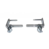 Portarrollos de papel adaptable a mesa de reconocimiento en acero cromado